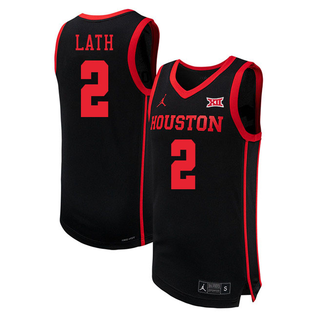 Cedric Lath College Jersey,Houston Cougars #2 Cedric Lath Basketball Jersey Youth-Black